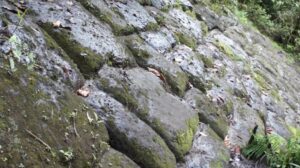 Stonework eroded