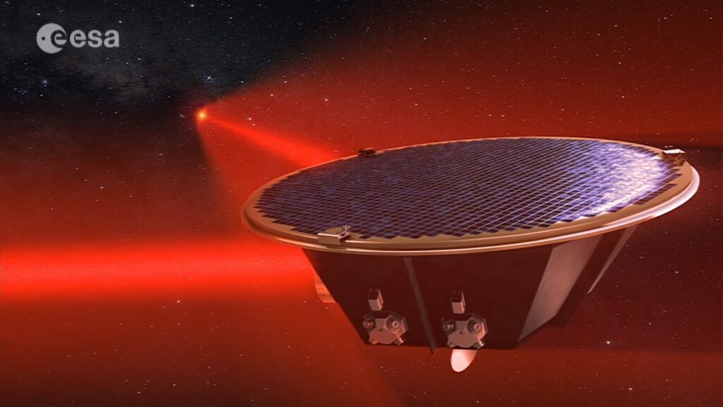 lisa path finder three spacecrafts