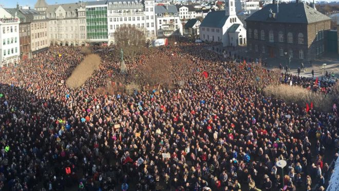 Iceland Protest over the Panama Papers